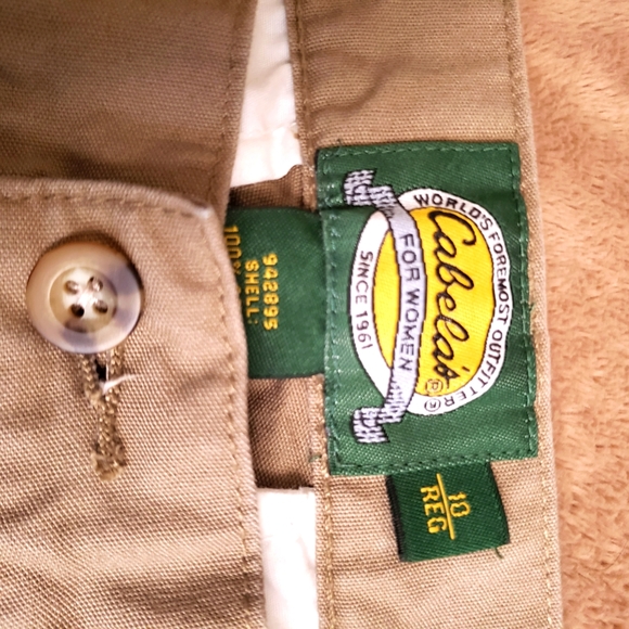 Cabellas Rugged Pants, Women's 10, Tan (light/dark) Combo - Never Worn - Picture 2 of 3